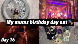 Day 16 vlogmas My mums Birthday day out! we went to the THEATRE 🎭