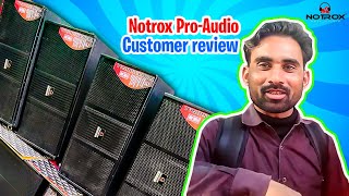 NOTROX PRO AUDIO  |  DJ SETUP 2 BASS AND 4 TOP  | customer review and feedback  |  #notroxproaudio