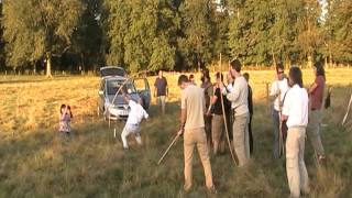 English Warbow Society, (EWBS), distance shoot at Godington Hall, Kent