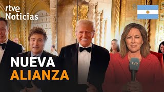 TRUMP: RECIBE a MILEI en un FORO de CONSERVADORES en su MANSIÓN de MAR-A-LAGO | RTVE