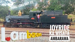 Menjajal Tarikan Loko Uap B5112 KA Wisata Ambarawa | Satu Dasawarsa KOMUNITAS EDAN SEPUR INDONESIA