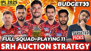 IPL 2025 - SRH TARGET PLAYERS || Sunrisers Hyderabad Auction Strategy