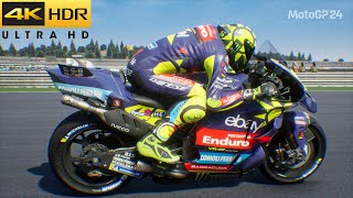 MotoGP 24 - Valentino Rossi Returns To Ducati VR46 #2: 100% Race Valencian [4K60]