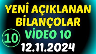 YENİ AÇIKLANAN BİLANÇOLAR - VİDEO 10  #borsa #hisse #yorum #bilanço #analiz #ındes #ardyz #bınho