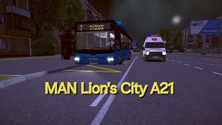 [Proton Bus Simulator] MANem Lion’s City A21 po fikcyjnej mapie Rosji