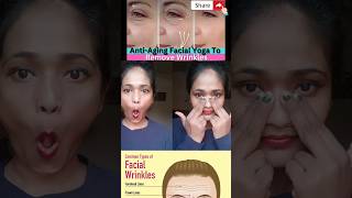 Antiaging facial yoga to remove wrinkle #faceyoga #viralvideo #health #skincare