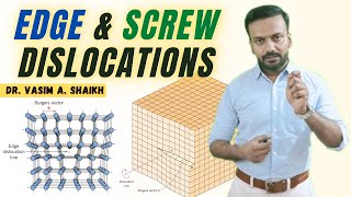 What are Edge & Screw Dislocations in Metals | Imperfections in Solids | Materials Science & Engg.