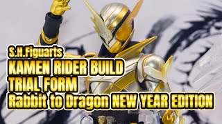 S.H.Figuarts KAMEN RIDER BUILD TRIAL FORM Rabbit to Dragon NEW YEAR EDITION / ビルド トライアルフォーム display