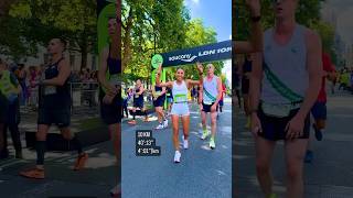 SAUCONY LONDON 10K 💪 In 40’:13” - pace of 4’:01”/km ❤️ #running #sport #race