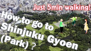 [Shinjuku, Tokyo] How to go to Shinjuku Gyoen?