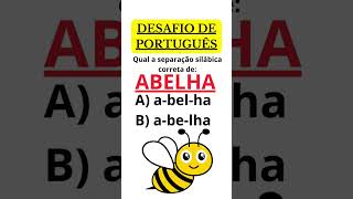 DESAFIO DE PORTUGUÊS #substantivo#sujeito#português #figuras#shorts#viral#crase #crase #gabarito:B