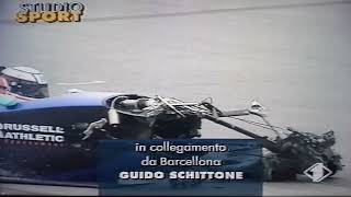 ANDREA MONTERMINI CRASH PRACTICE SPAIN GP 1994 ITALIA 1