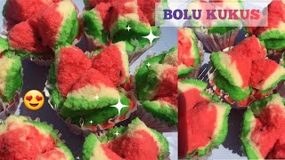 RESEP BOLU KUKUS 🍉 MEKAR || Enak Dan Lembut  😍