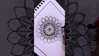 Mandala art | mandala drawing | mandala art easy | shorts