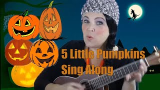 Five little pumpkins | 5 little pumpkins sitting on a gate best Halloween songs for kids!