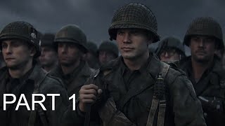 CALL OF DUTY WW2 Walkthrough Gameplay Part 1 - Campaign Mission 1 (COD World War 2)