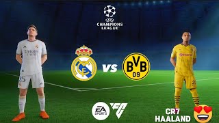 Real Madrid - Borussia Dortmund, FC 24 Santiago Bernabeu Stadium, Champions League Haaland,