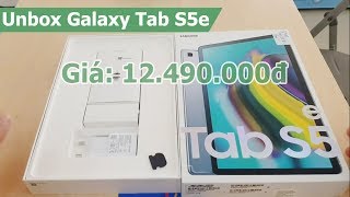 Mở Hộp Galaxy Tab S5e Mỏng Nhất Của Sam Sung | Giá 12.490K