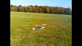 RC Heli Raptor 50 V2 - Landing