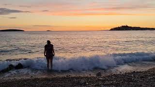 Annett at the Beach in Primosten