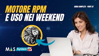 GESTIONE ALLARME || GUIDA MAS SYSTEM || Utilizzo nei weekend + motore troppo caldo Allarme real time