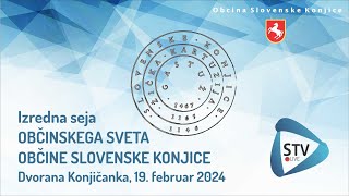 STV LIVE "Izredna seja Občinskega sveta Občine Slovenske Konjice 2024"