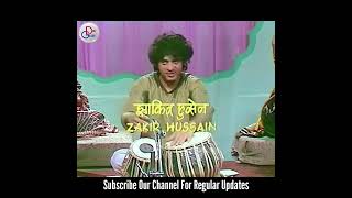 Ustad Zakir Hussain Ji Old Video | Teentaal Tabla Solo #shorts #tabla #rhythm Like & Share