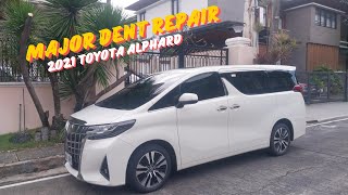 BRINGING OUR TOYOTA ALPHARD TO A BODY REPAIR SPECIALIST