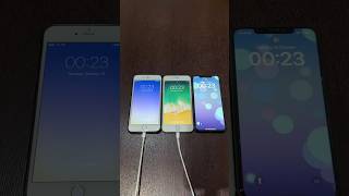 iPhone 6 Plus on iOS 9 vs iPhone 6s Plus on iOS 15 vs iPhone 11 Pro Max on iOS 17 boot up test #ios