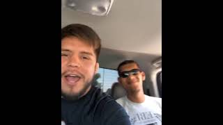 KELVIN GASTELUM and HENRY CEJUDO CHILLING TOGETHER