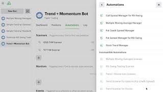 Automated Trend + Momentum Stock Strategy