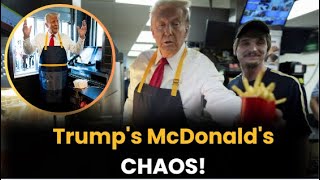 MSNBC Has Total Meltdown Over Trump's McDonald's Shift! Libs Claim Democracy At Risk!