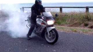 Road bike burn out