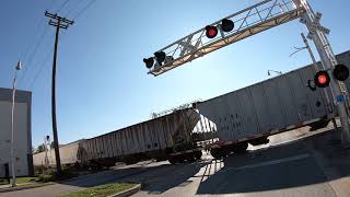 Baltimore Bicycling - Washington Blvd Train Blockage (kind of a joke video) (Ride Clip)