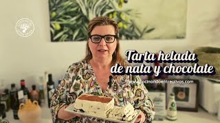 Receta de Tarta helada de nata y chocolate ¡Fácil y Riquísima!