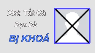 Xoá Tất Cả Bạn Bè Bị Khoá Trong Danh Sách Face Book