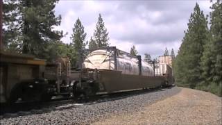 Union Pacific Stack Train on Donner Pass