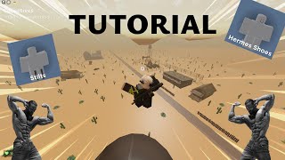 Roblox Evade Advanced Movement Tutorial (Hermes shoes  vs Stilts, cactus hopping)