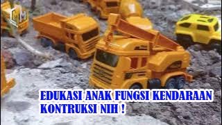 MOBIL DUMPTRUK ,STOOM ,SELENDER, EXCAVATOR, MOBIL MIXER, MOBIL CRANE, EXCAVATOR, EDUKASI