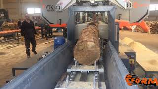 Horiztontal Triple Head Bandsaw For Logs │ Yatay Tomruk Kesim Makinesi(3'lü) │ FORM MACHINE