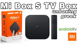 Xiaomi Mi Box S unboxing greek | Android TV 9 | 2020