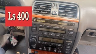 how to remove stereo Lexus 400 model 98