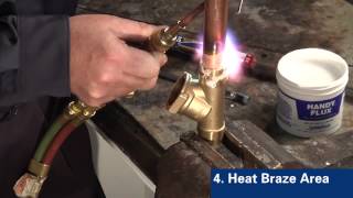 Brazing Copper to Brass with Sil-Fos®