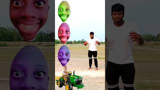 tenge tenge face to Tractor, Toto, jcb scooter VFX magic video #vfx #trending #shots