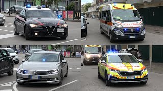 JESOLO AIR SHOW 2024 - Mezzi di soccorso e scorta - Italian Rescue vehicles and escort #airshow