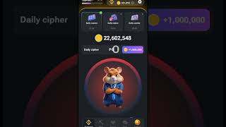 cipher morse code  | hamster kombat | hamster combat | #shorts #crypto #hamsterkombat #telegram