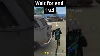 1vs4 clutch free fire #freefireshorts #gaming #shorts