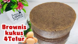 resep brownies kukus 4 telur anti gagal sangat Mudah..//WAJIB COBA....