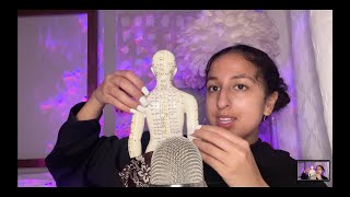 ASMR| Acupunture Doll Tapping (limited talking) #asmr #asmrforsleep