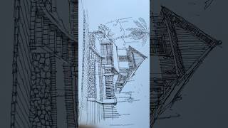 Urban Sketching in the old town of Luang Prabang #sketching #sketch #Luangprabang